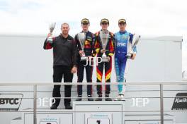 Podium Chris Dittman #5 Fionn McLaughlin - Hitech TGR #21 Tommy Harfield - Chris Dittmann Racing #24 Martin Molnar - Virtuosi Racing
