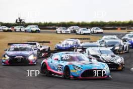 Start of Race 1 - #42 - Charles Dawson / Kiern Jewiss - 2 Seas Motorsport Mercedes-AMG GT3 Evo leads