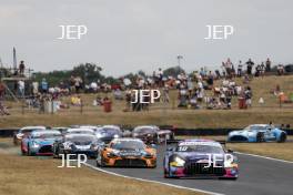 Start of Race 2 - #18 - Kevin Tse / Maximilian Gotz - 2 Seas Motorsport Mercedes-AMG GT3 Evo leads