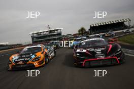 #77 - Morgan Tillbrook / Marvin Kirchofer - Optimum Motorsport McLaren 720S GT3 Evo and #9 - Martin Plowman - Paddock Motorsport McLaren 720S GT3 Evo