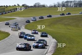 Start, #23 - Rocco Coronel - R Racing leads 