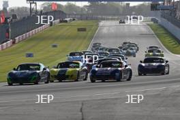 Start, #23 - Rocco Coronel - R Racing leads 