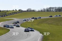 Start, #23 - Rocco Coronel - R Racing leads 