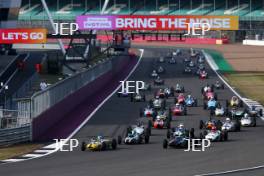 Silverstone Festival, Silverstone 2025, 22rd-24th August 2025. Free for editorial use only. Race Start 