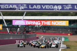 Silverstone Festival, Silverstone 2025, 22rd-24th August 2025. Free for editorial use only. Race Start 