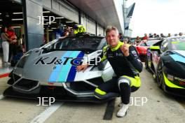 Silverstone Festival, Silverstone 2025, 22rd-24th August 2025. Free for editorial use only. 8 Aaron Scott - Lamborghini Huracan Super Trofeo Evo  