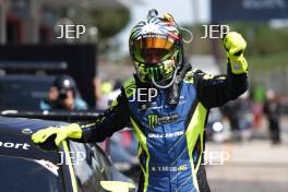 Valentino Rossi of Italy and Team WRT celebrates Pole 