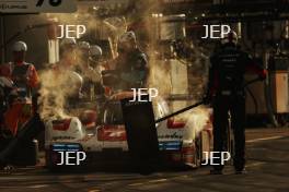 The #5 Porsche Penske Motorsport Porsche 963 Hypercar of Julien Andlauer and Mathieu Jaminet 