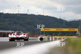 The #5 Porsche Penske Motorsport Porsche 963 Hypercar of Julien Andlauer and Mathieu Jaminet 