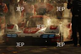The #5 Porsche Penske Motorsport Porsche 963 Hypercar of Julien Andlauer and Mathieu Jaminet 