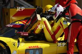 The #83 AF Corse Ferrari 499P Hypercar of Philip Hanson