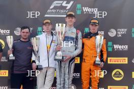 Poduim #5 - Scott Lindblom - Hitech #10 - Lewis Wherrell - JHR Developments #51 - Dries Van Langendonck - Rodin Motorsport
