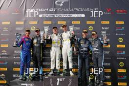 GT3 Pro-Am Podium (l-r) #18 - Kevin Tse / Chris Lulham - 2 Seas Motorsport - Mercedes-AMG GT3 Evo, #63 - Rob Collard / Hugo Cook - Barwell Motorsport - Lamborghini Huracan GT3 Evo2, #7 - Andrew Howard / Ross Gunn - Beechdean Motorsport Ltd - Aston Martin Vantage AMR GT3 Evo