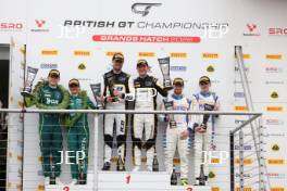 GT4 Silver Podium (-r) #21 - Will Orton / Jessica Hawkins - MK Racing - Aston Martin Vantage AMR GT4 Evo, #59 - Josh Stanton / George Gamble - Optimum Motorsport - McLaren Artura GT4, #84 - Revie Lake / Blake Angliss - Paddock Motorsport - McLaren Artura GT4