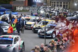 Fan at the Rally start in Llandrindod Wells