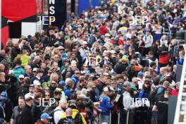 Fans at BTCC Donington Park