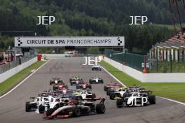 Start of Race 3 - #20 - Nikita Bedrin - VRD Racing leads
