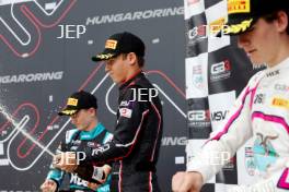 Race 2 Podium (l-r) #2 - Martin Molnar - Rodin Motorsport, #20 - Nikita Bedrin - VRD Racing, #7 - Lucas Fluxa - Xcel Motorsport
