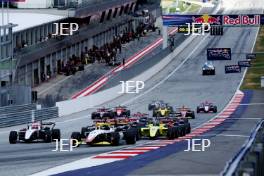 Start of Race 3 - #21 - Patricio Gonzalez - VRD Racing leads