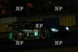 The #87 Akkodis ASP Team Lexus RC F LMGT3 of Petru Umbrarescu, Clemens Schmid and Jose Maria Lopez