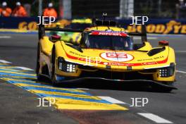 The #83 AF Corse Ferrari 499P of Yifei Ye, Robert Kubica and Philip Hanson