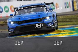 The #88 Proton Competition Ford Mustang LMGT3 of Stefano Gattuso, Giammarco Levorato and Logan Sargeant