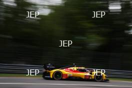 The #83 AF Corse Ferrari 499P of Yifei Ye, Robert Kubica and Philip Hanson