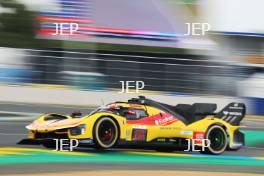 The #83 AF Corse Ferrari 499P of Yifei Ye, Robert Kubica and Philip Hanson