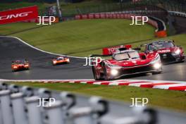 The #8 Toyota Racing - Toyota TR010 Hybrid - Sebastien Buemi / Brendon Hartley / Ryo Hirakawa driving